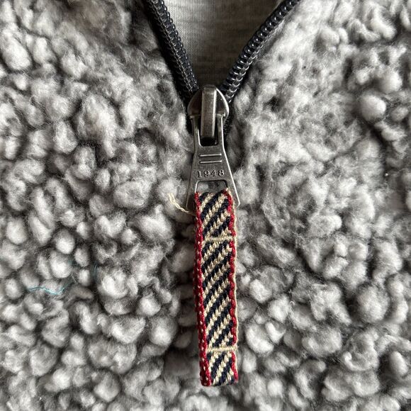 Original Weatherproof Vintage Gray Fleece Sherpa Jacket  Size Medium - Picture 9 of 9